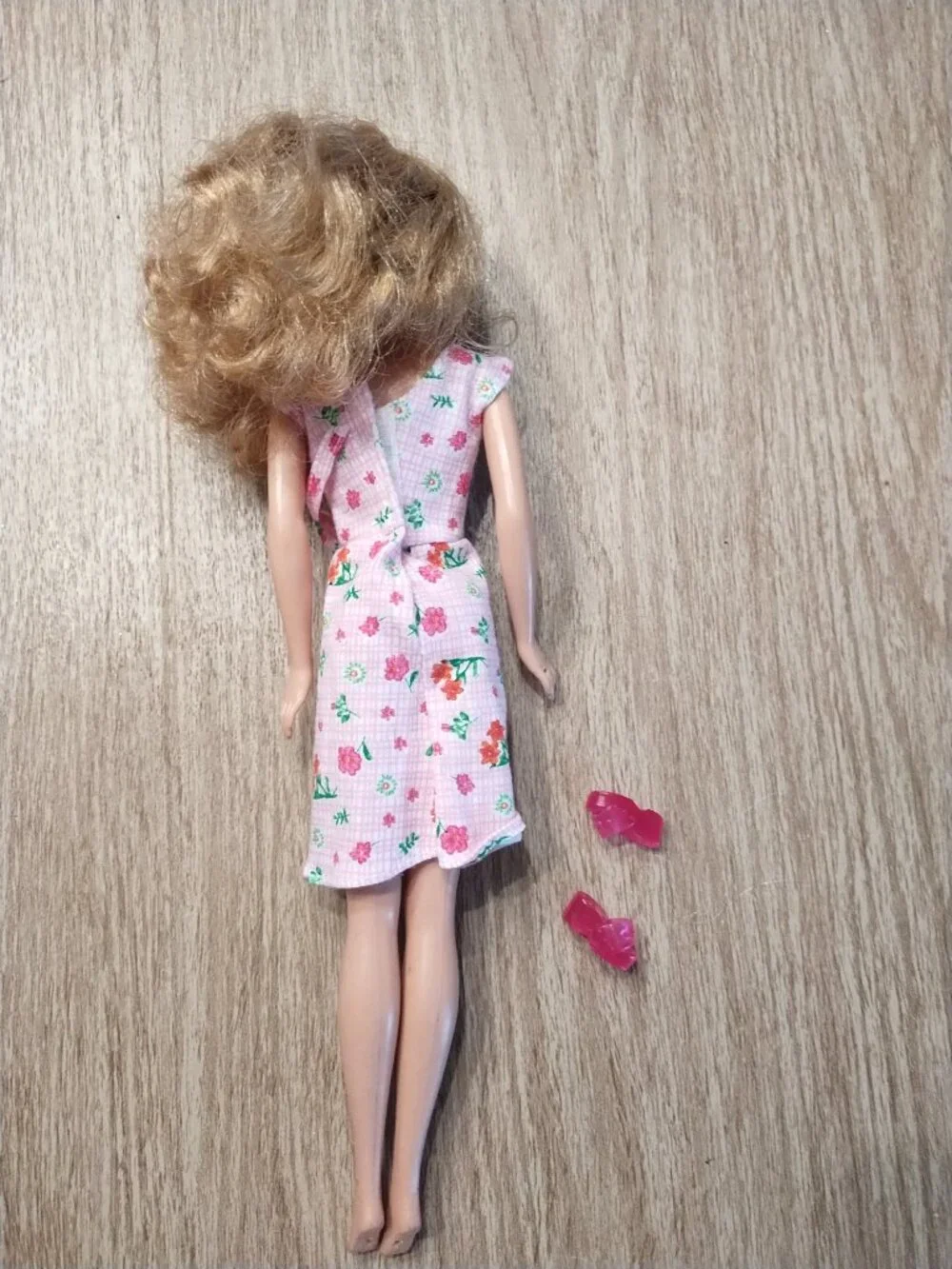 Barbie in Pink Rose dress